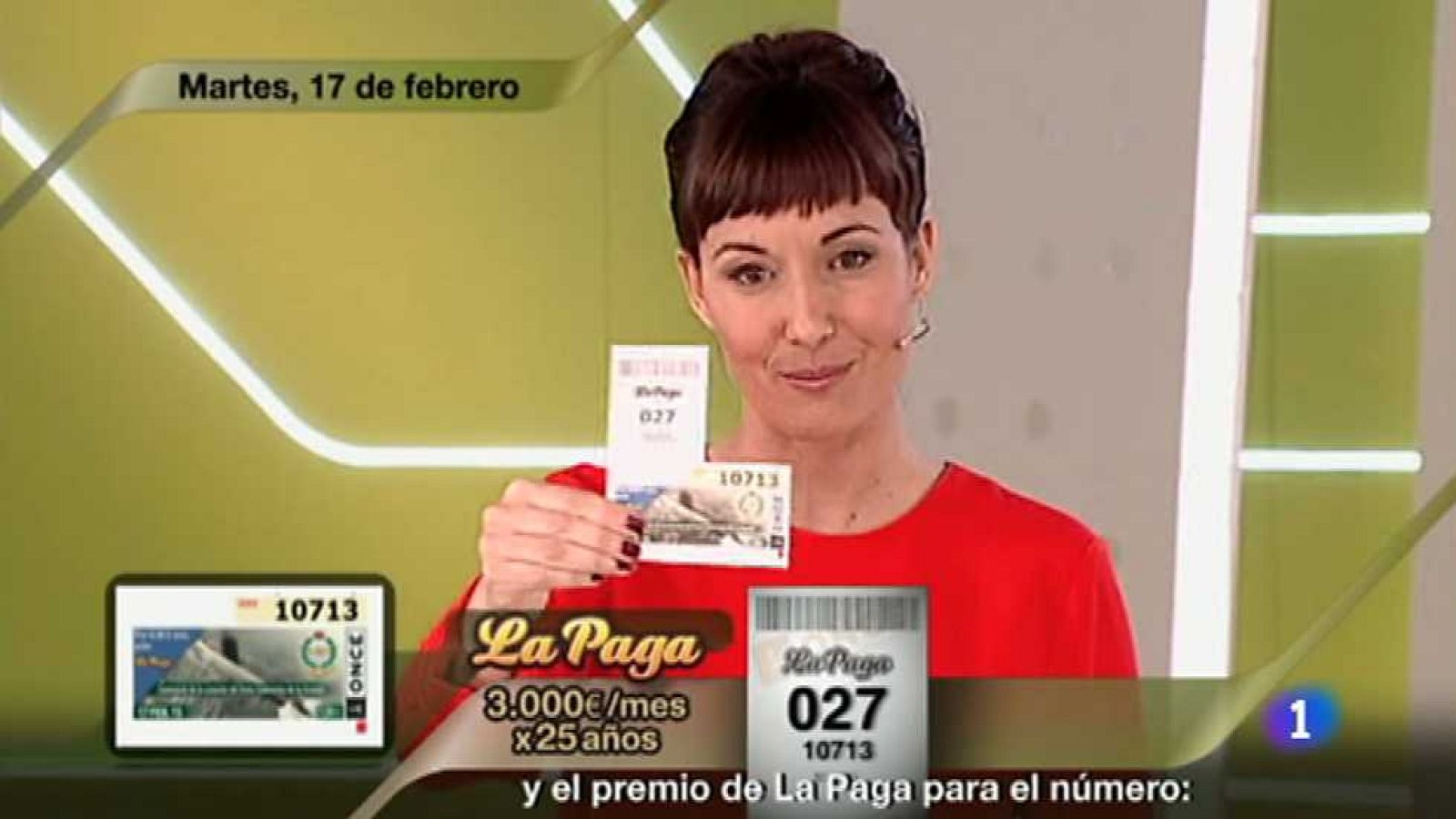 Sorteo ONCE - 17/02/15 - Ver ahora