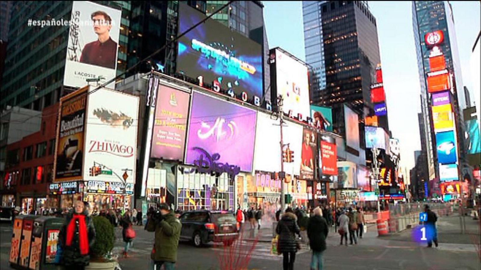 Españoles en el mundo - Manhattan - Times Square