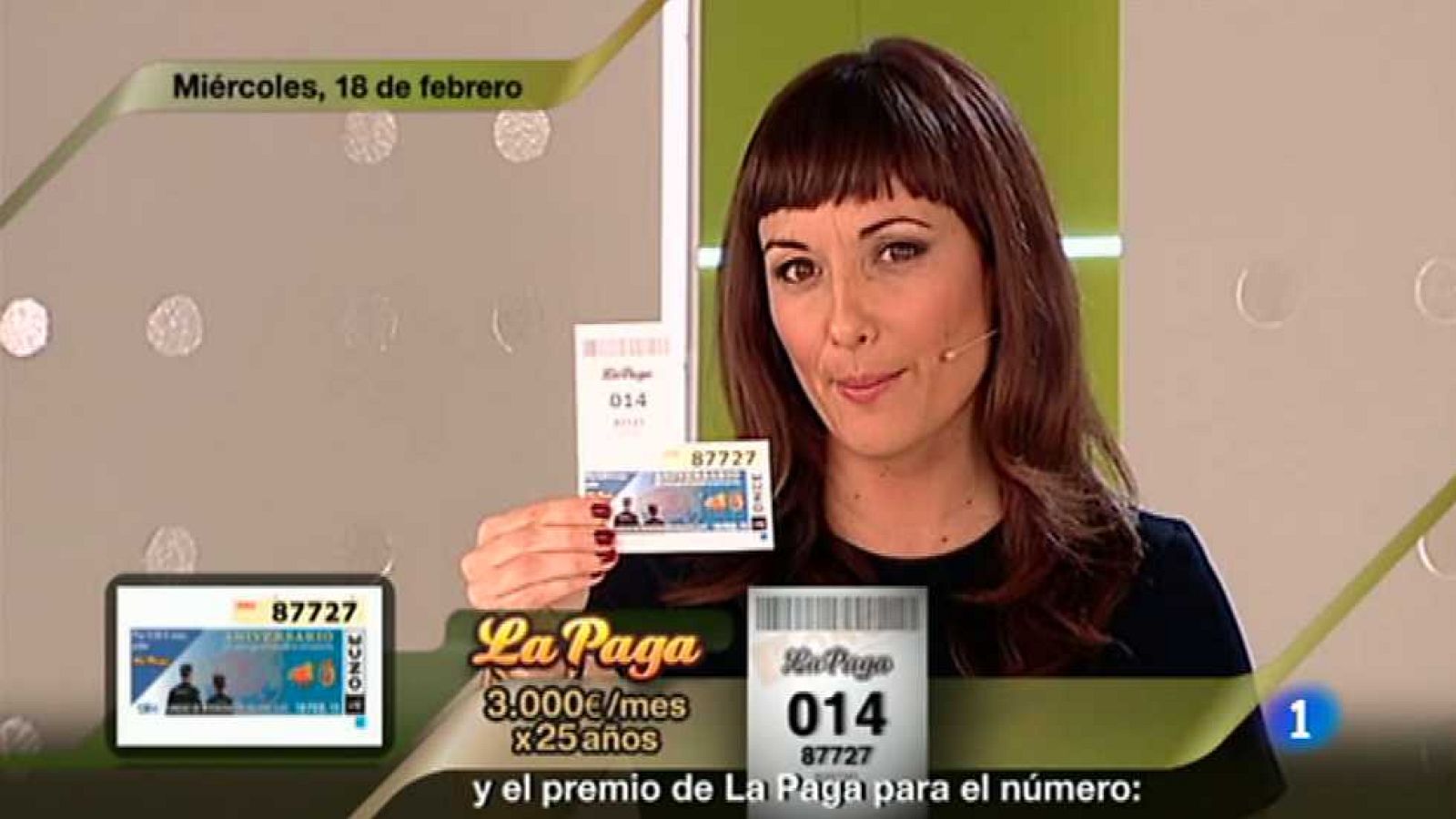 Sorteo ONCE - 18/02/15 - Ver ahora