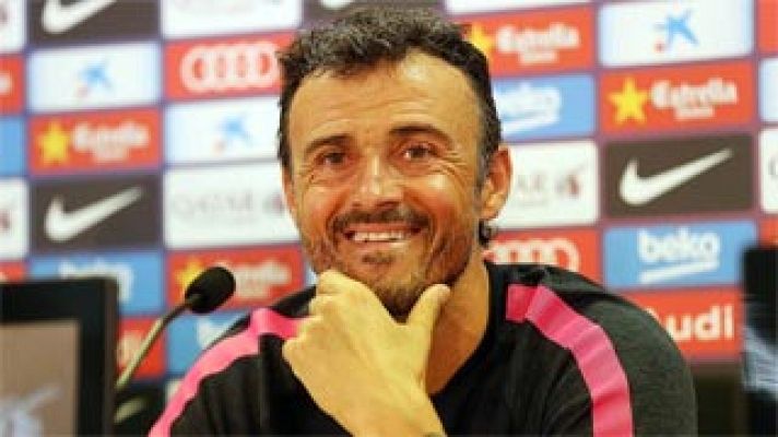 Telediario 1 - Luis Enrique, sobre Messi: "No me interesan las pólemicas"