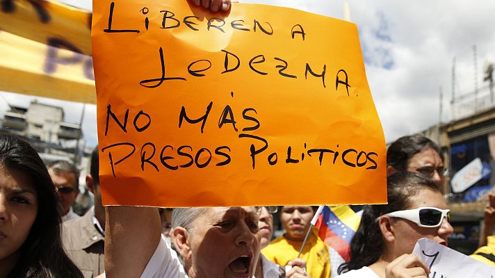  - Cientos de personas y dirigentes de la oposición piden la liberación del alcalde de Caracas