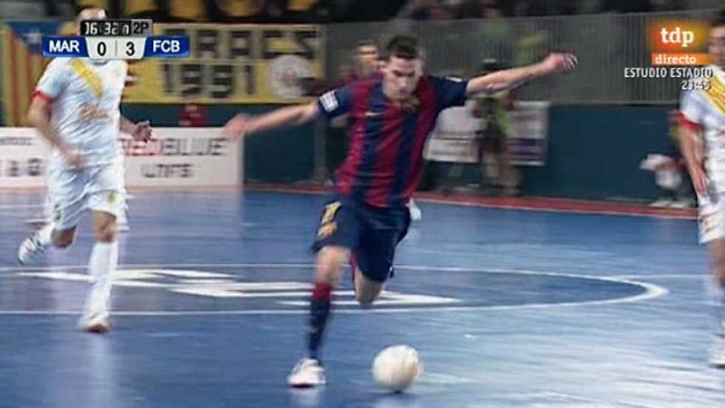 Fútbol sala - Liga nacional. 23ª jornada: Marfil Santa Coloma - FC Barcelona - ver ahora