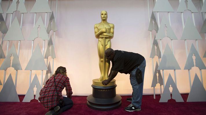 Telediario 1 - Todo preparado en Hollywood para celebrar los Oscar