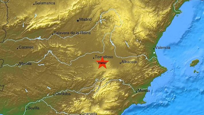 Informativo 24h - Un terremoto con epicentro en Albacete se siente en gran parte de España