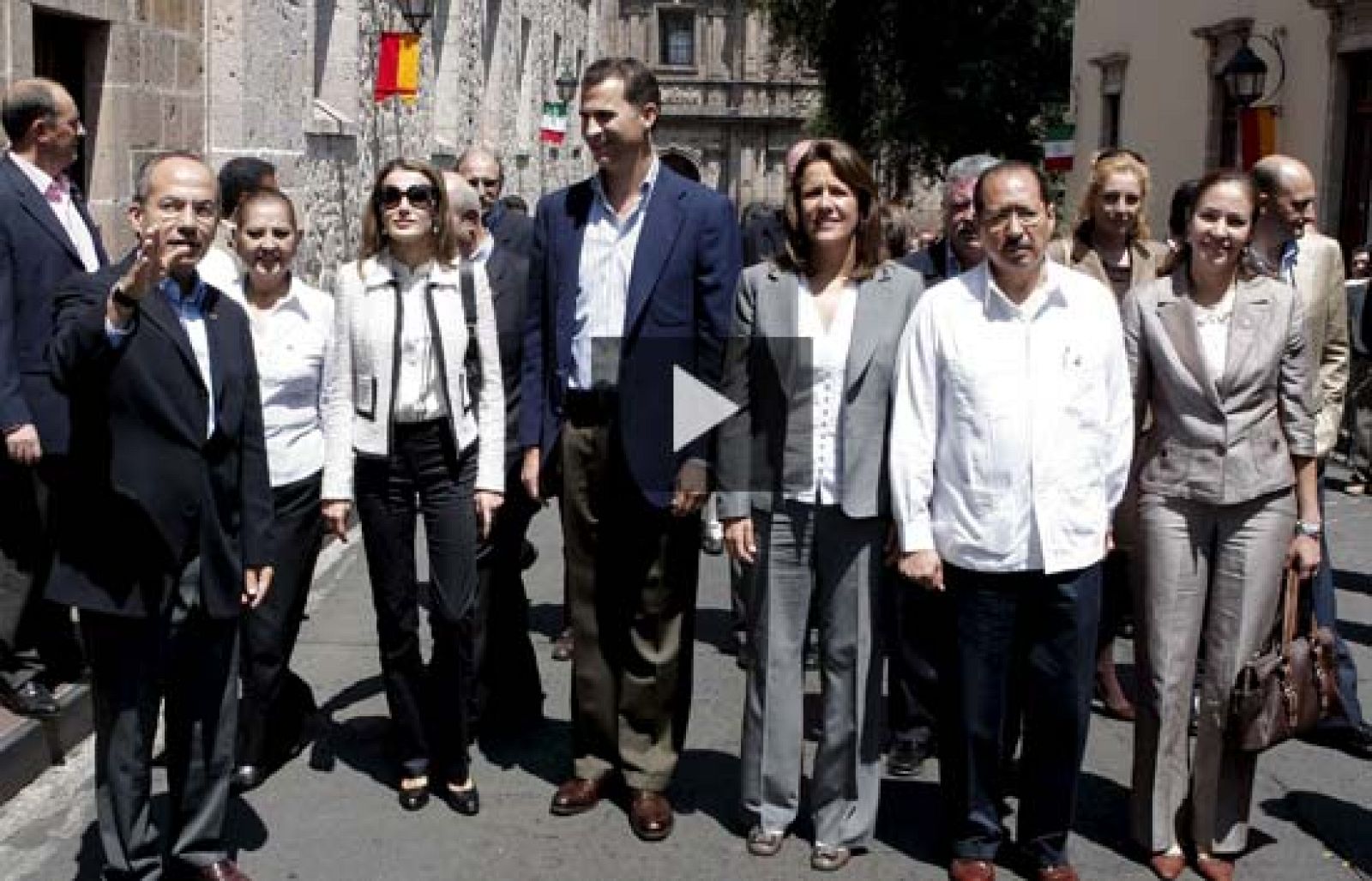 Los Príncipes de Asturias de visita oficial en México | Ver