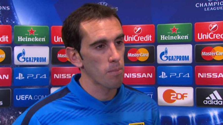Champions League - Godín: "Tenemos la confianza de que en casa podemos darle la vuelta"