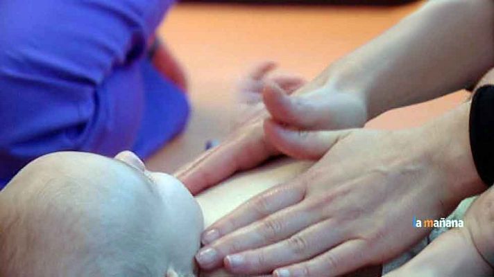 La mañana - Masajes para bebés