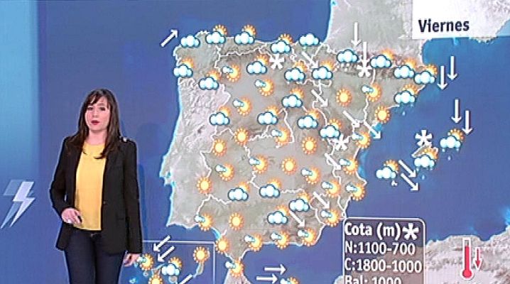 El tiempo - Pendientes de la crecida del Ebro, precipitaciones en norte