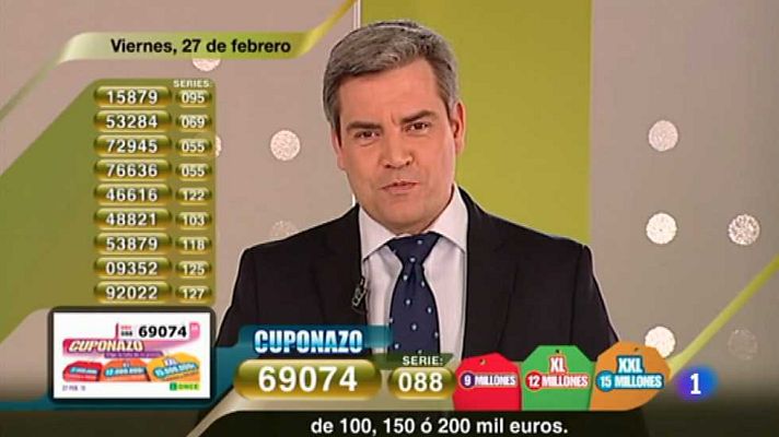 Sorteos ONCE - Sorteo ONCE - 27/02/15