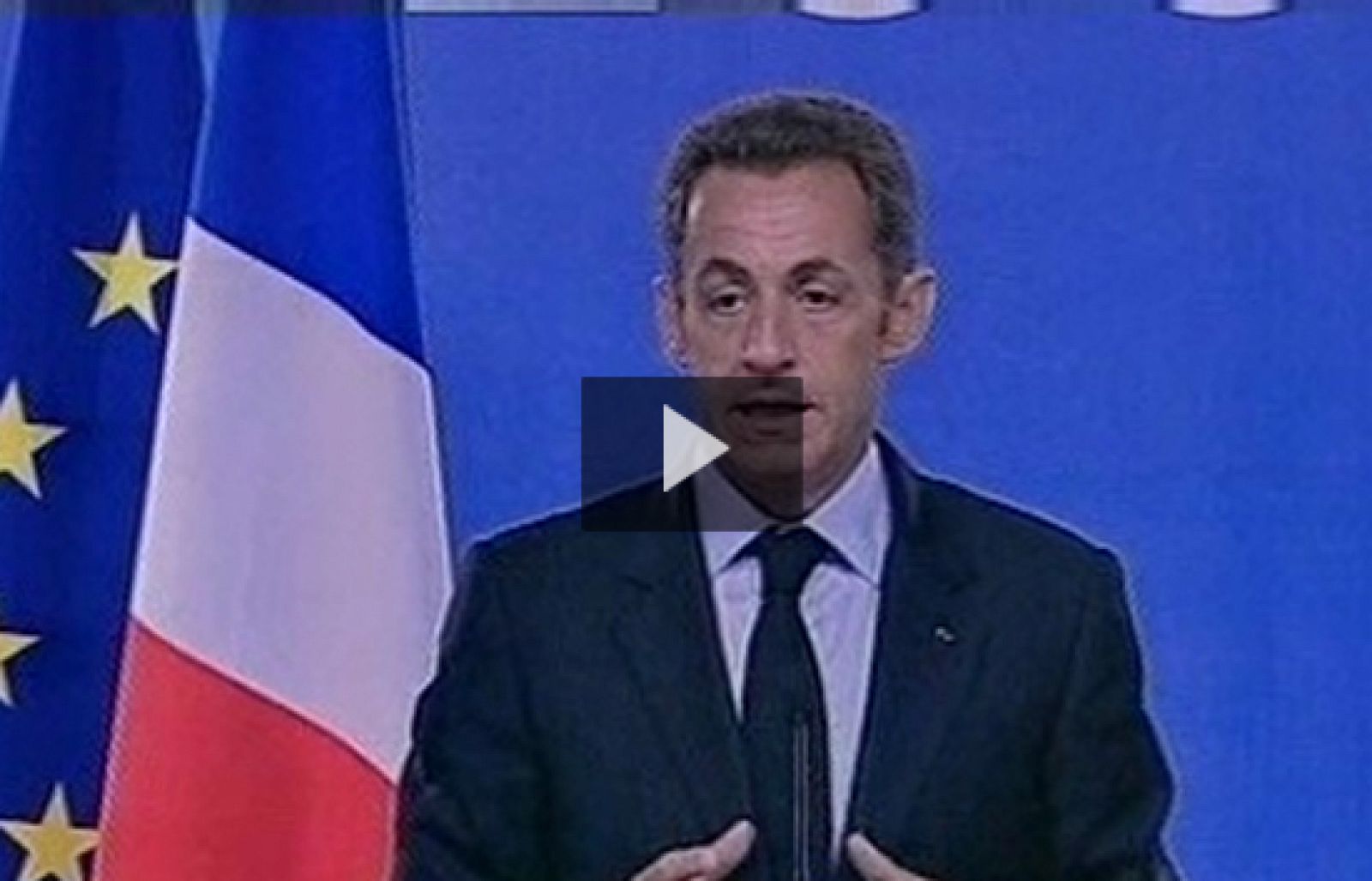 Nicolás Sarkozy ha convocado a los países europeos del G-8  para "refundar el sistema financiero" | Ver