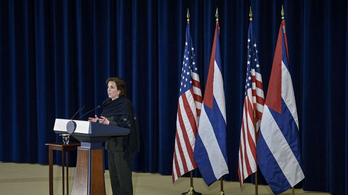 Telediario 1 - Nueva ronda de negociaciones entre Estados Unidos y Cuba