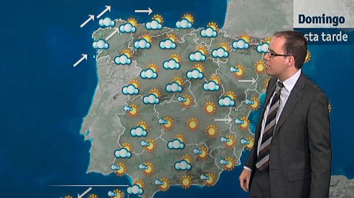 El tiempo - Precipitaciones en Galicia, Cantábrico oriental y Pirineos