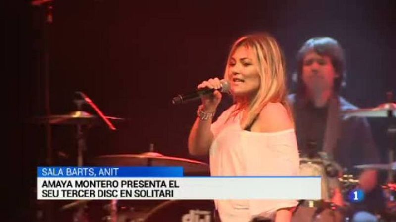 La cantant Amaia Montero presenta a Barcelona el seu tercer treball en solitari