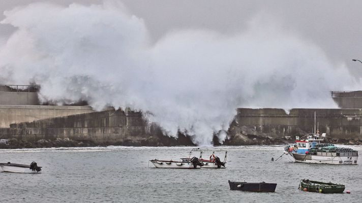 El tiempo - Viento fuerte en Canarias, litoral gallego y oeste del Cantábrico