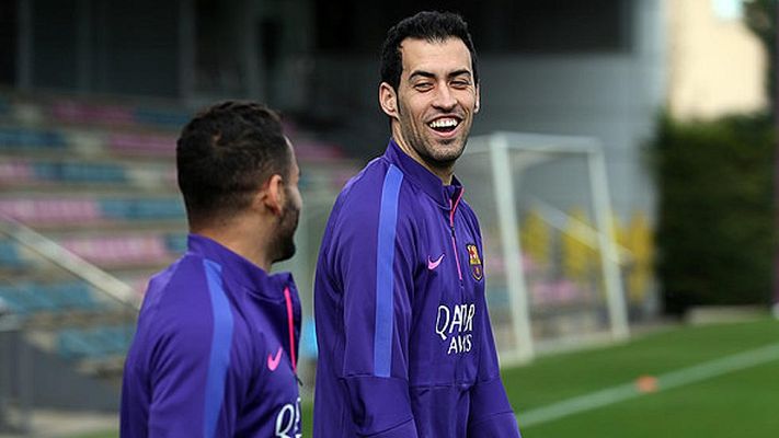 Telediario 1 - Busquets: "Ojalá el 'clásico' sea decisivo para nosotros"