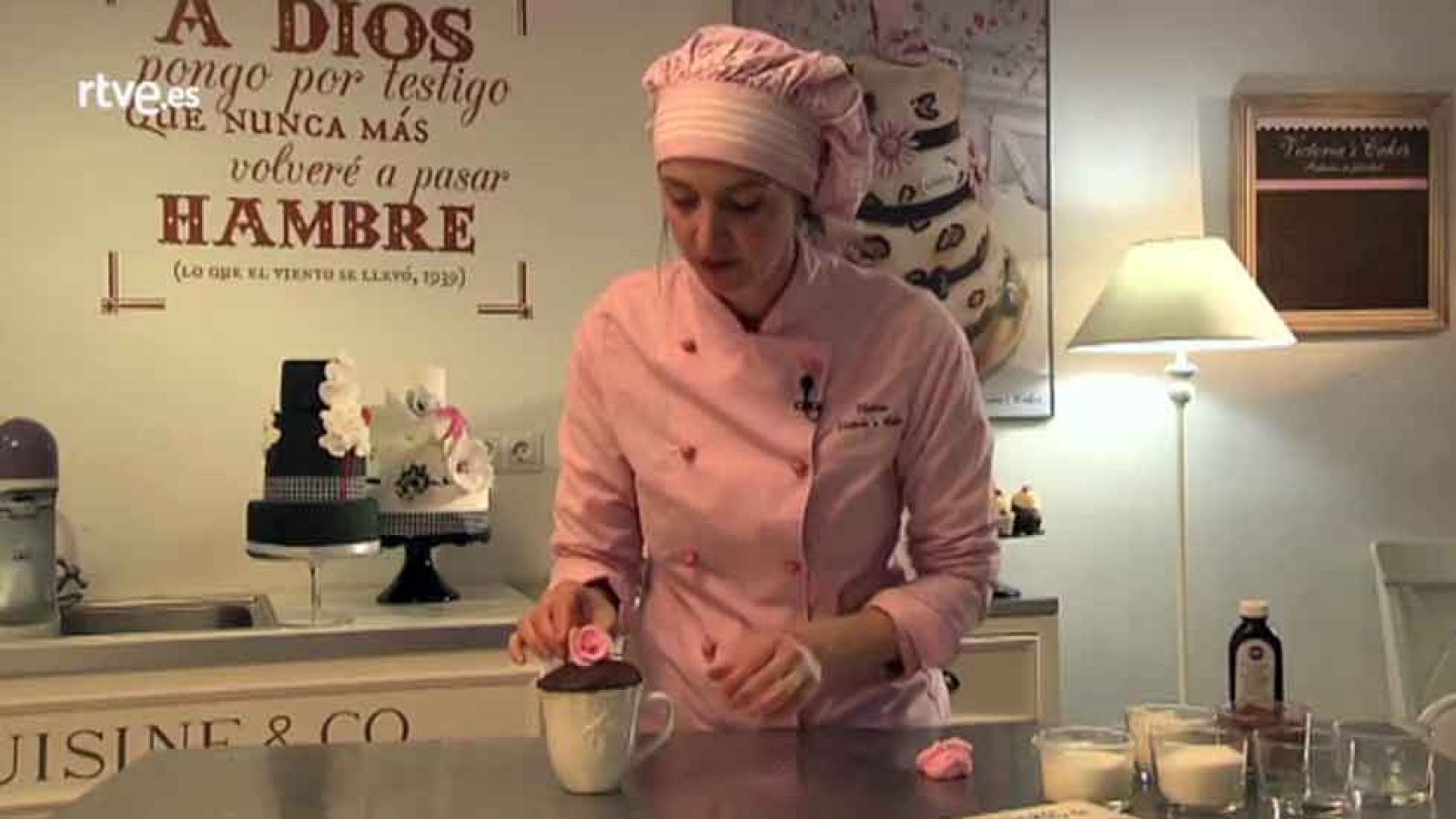 Rosa de pasta de azúcar para decorar