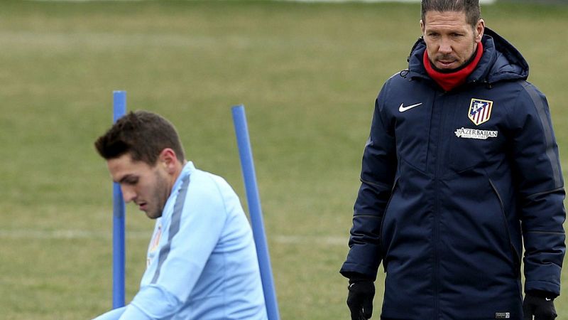 Simeone prepara el duelo por el tercer puesto de la Liga ante el Valencia | Ver