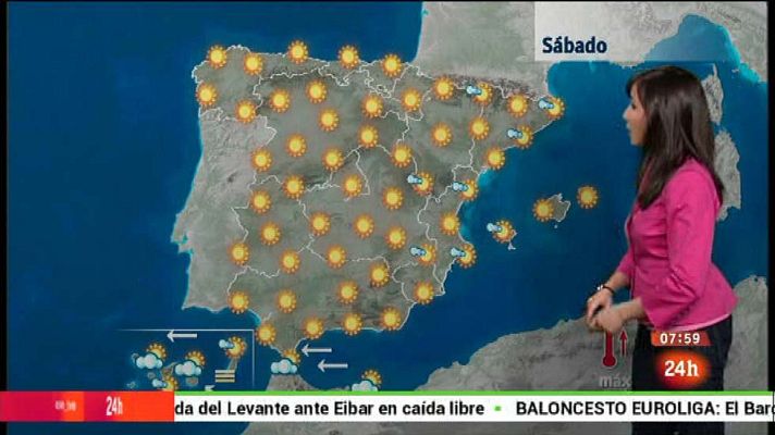 El tiempo - Se mantiene el viento fuerte en el Estrecho y Canarias