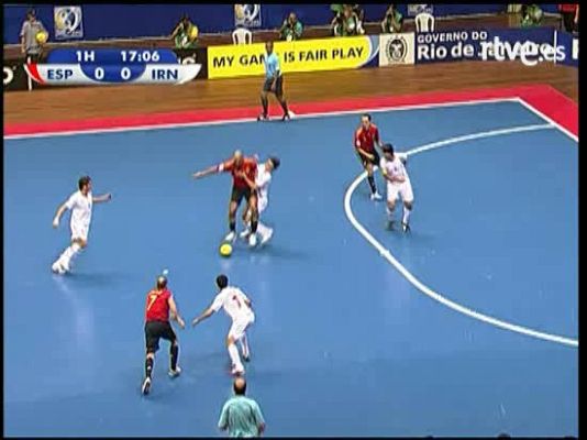  - Mundial F. Sala: España 3-3 Irán