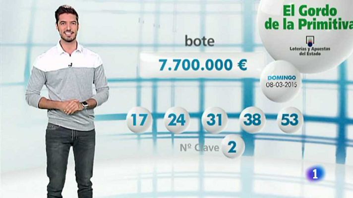 Loterías - El Gordo de la Primitiva - 08/03/15