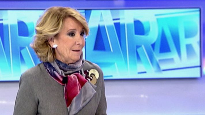 Informativo 24h - Esperanza Aguirre: "El alcalde de Madrid nunca ha sido presidente del partido"