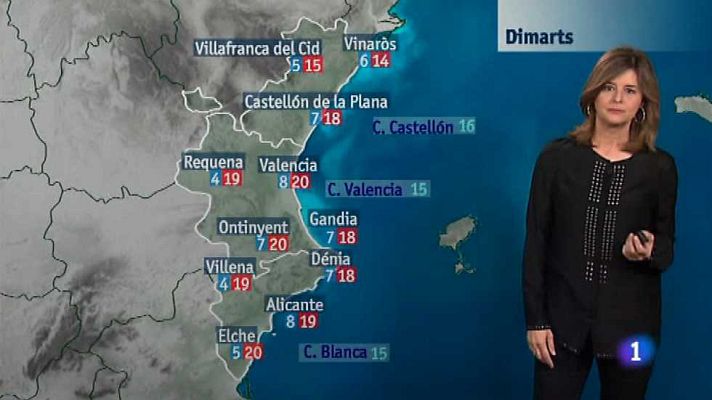 L'informatiu - Comunitat Valenciana - El tiempo en la Comunidad Valenciana - 09/03/15