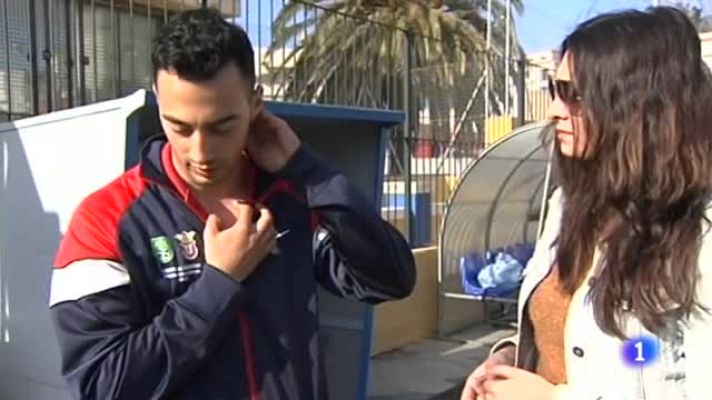 Telediario 1 - Agresión a un árbitro de juveniles en Ceuta