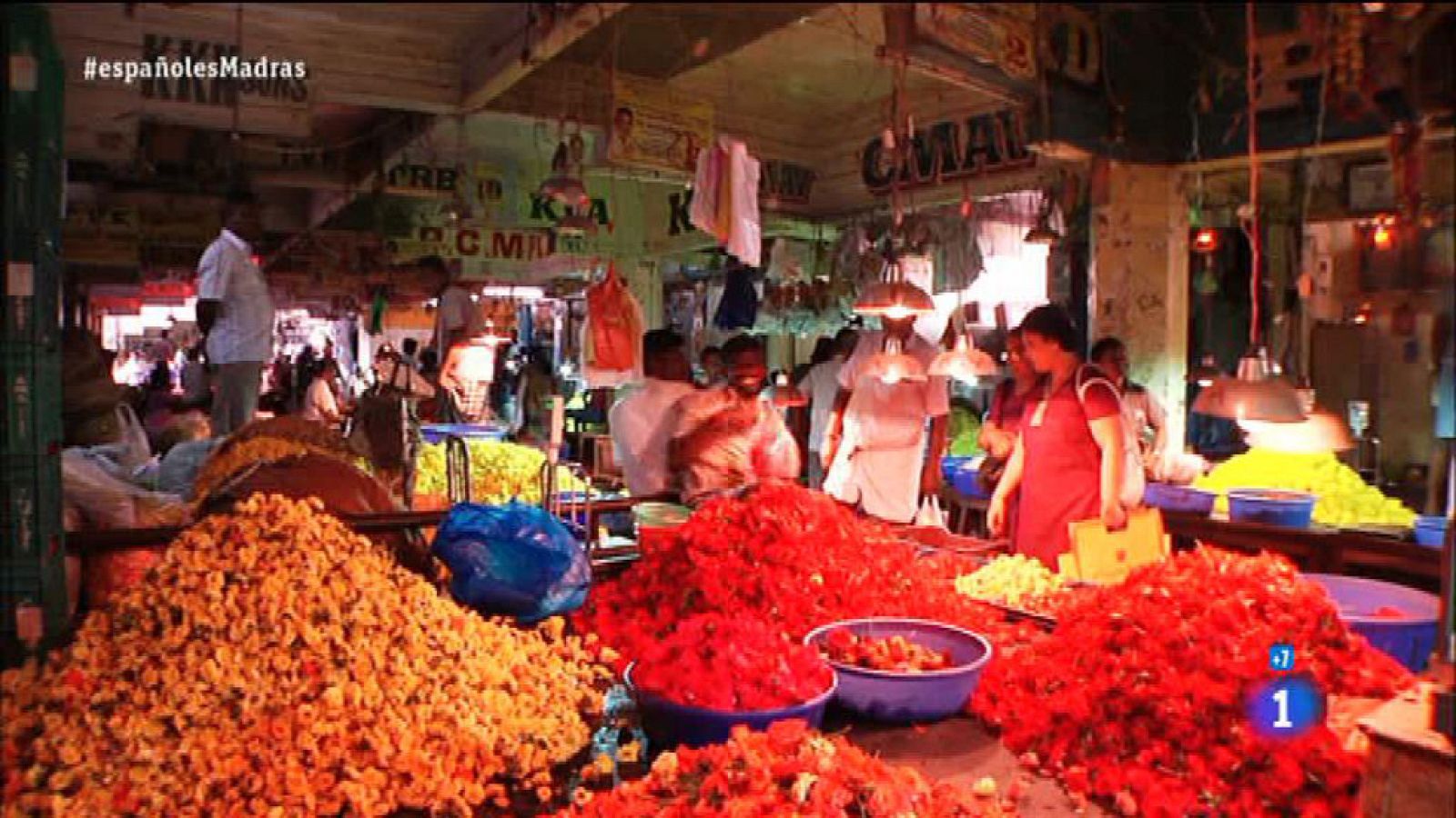 Españoles en el mundo - Madras - Mercado de las flores