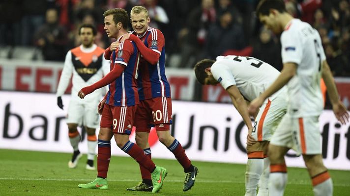 Champions League - Götze pone el punto y final a la sangría (7-0)