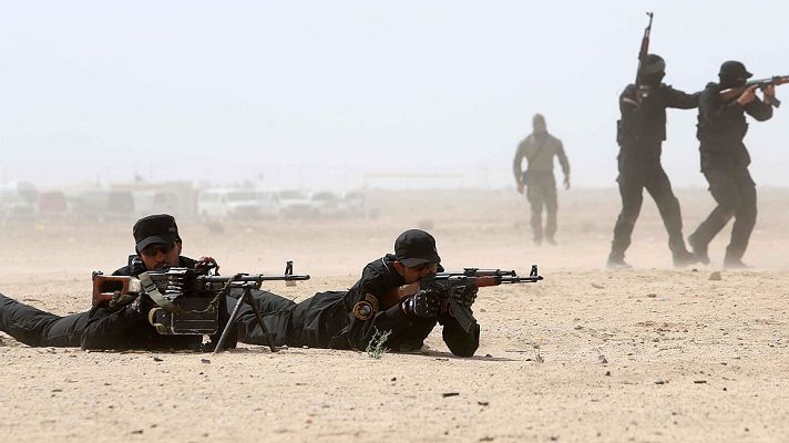 Telediario 1 - El ejército iraquí gana terreno sobre el Estado Islámico