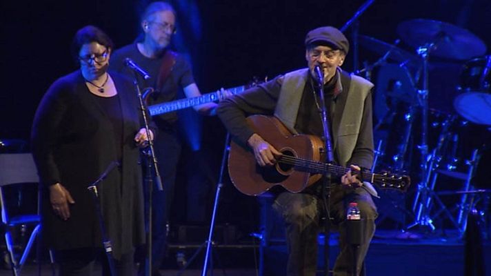 Telediario 1 - El cantante estadounidense James Taylor de gira en España