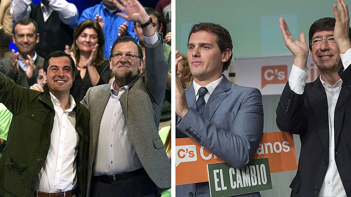 Telediario 1 - Último domingo de campaña con los candidatos de mitin