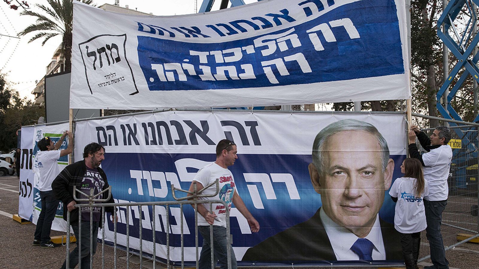 Unos sondeos ajustados en Israel centran la atención en los indecisos