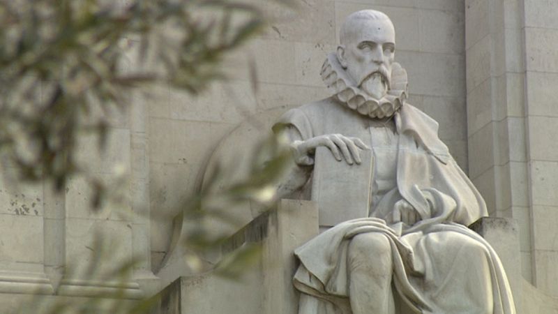 Muchas páginas en blanco en la biografía de Cervantes