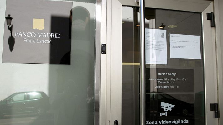 Telediario 1 - Los expertos creen que el Banco Madrid no será rescatado con dinero público