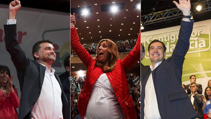 Telediario 1 - Cuenta atrás para las elecciones en Andalucía