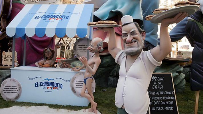 Telediario 1 - Más de 700 monumentos falleros arderán en la cremà