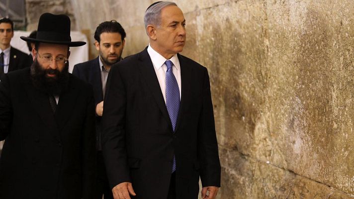 Telediario 1 - Netanyahu acepta ahora la solución de dos estados