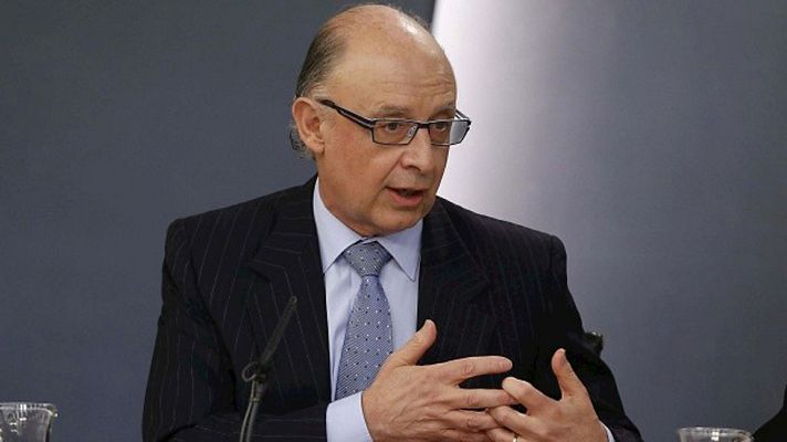 Telediario 1 - Montoro habla por primera vez del informe que Hacienda ha entregado al juez Ruz sobre las donaciones al PP