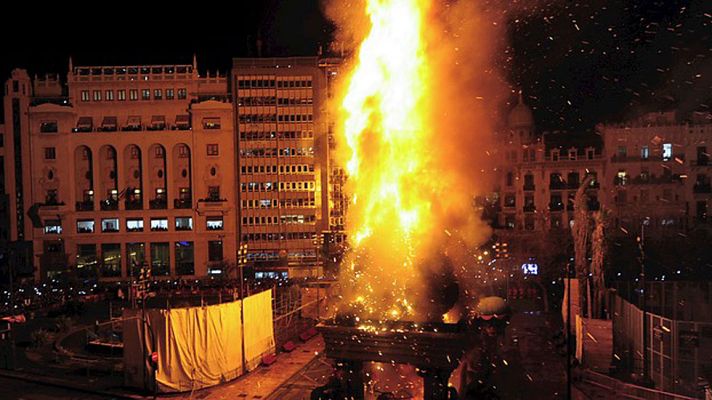 Telediario 1 - Fin de las fallas