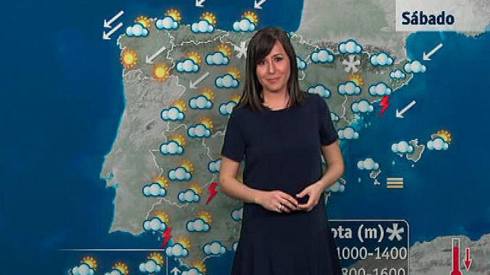 El tiempo - Fuerte precipitaciones en el área mediterránea peninsular