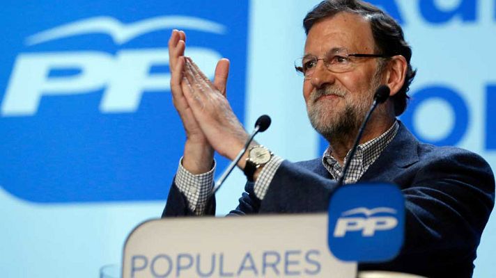 Telediario 1 - Rajoy dice que su objetivo es los 20 millones de empleo