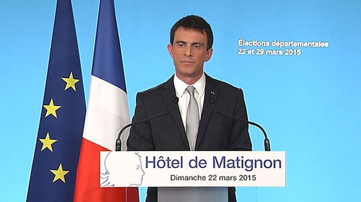 Telediario 1 - En Francia ya hay sondeos a las elecciones departamentales