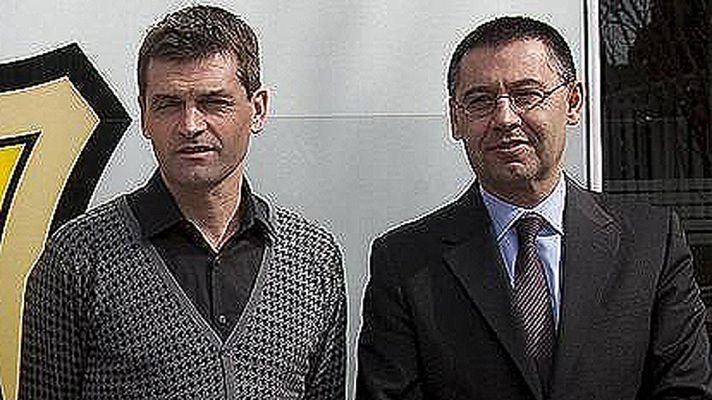 Telediario 1 - Bartomeu niega que se escudara en Vilanova para justificar el sobrecoste de Neymar
