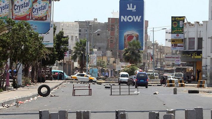 Telediario 1 - Cerca de 200 aviones participan en los bombardeos en Yemen