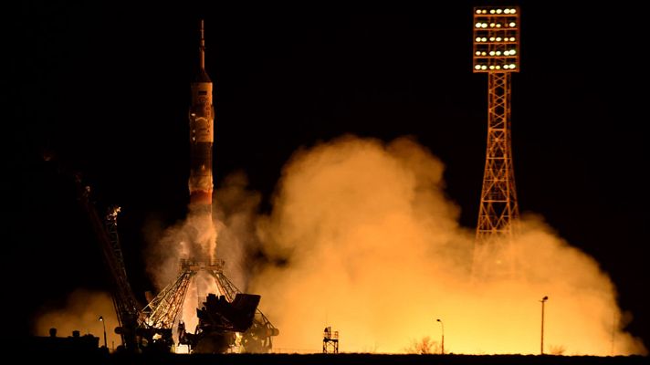 Informativo 24h - Una nave Soyuz despega desde Baikonur rumbo a la EEI con tres cosmonautas