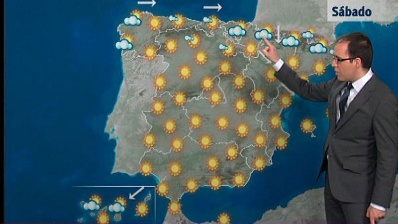 Cielos despejados y temperaturas máximas en ascenso