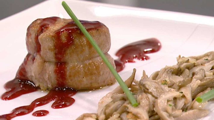 Cocina con Sergio - Solomillo relleno con reducción de vino rosado