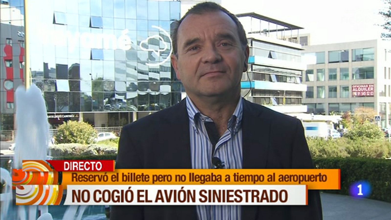 'La mañana' habla con Josep Flaqué, empresario catalán que tenía previsto viajar a Düsseldorf en el vuelo de Germanwings | Ver