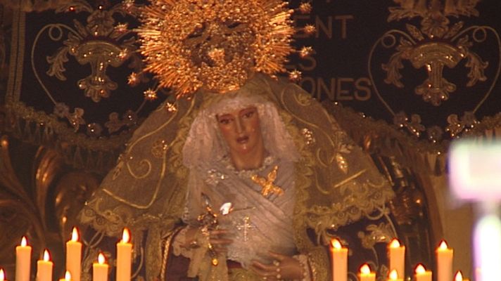 Telediario 1 - Los balcones de Sevilla se alquilan en Semana Santa